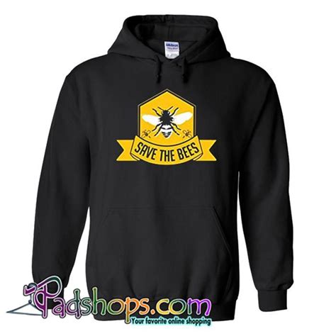 Save The Bees Hoodie Sl Padshops Sweater Ootd Print Clothes