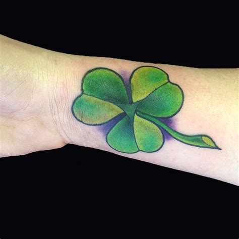 75 Colorful Shamrock Tattoo Designs Traditional Symbol Of Luck