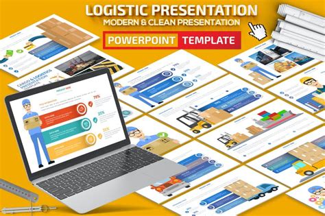 Logistic Powerpoint Template By Mamanamsai On Envato Elements