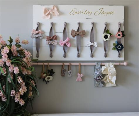 Hair Bow Holder Girl Nursery Decor Hair Bows Baby Girl T