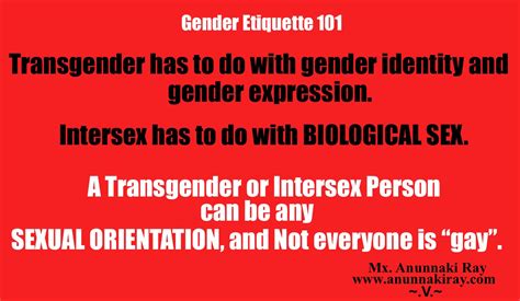 Genderetiquette 101 Transgender And Intersex Are Not All 22gay 22 Mx Anunnaki Ray Marquez