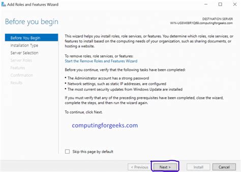 Configure Iis Web Server On Windows Server 2019 Computingforgeeks