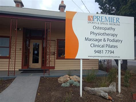 Premier Sports And Spinal Medicine Fitzroy North Massage Bookwell