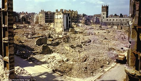 Colour Pictures Revealed Of London Blitz From Nazi Bombers In World War