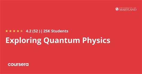 Exploring Quantum Physics Coursya