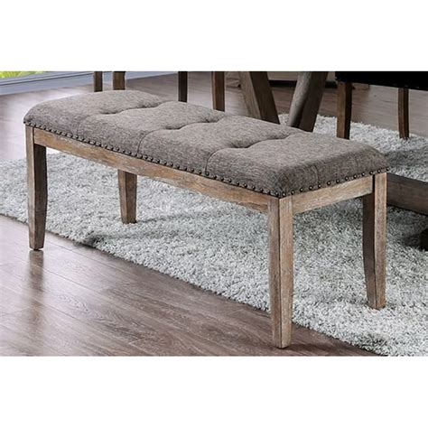 Mix and match dining benches with chairs for an eclectic take, or opt for seating of the same style to keep it uniform. Ybarra Rectangular Wood Bench | Upholstered storage bench ...