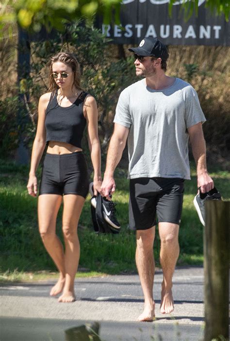 Liam Hemsworth And Girlfriend Gabriella Brooks Hike In Australia Pic