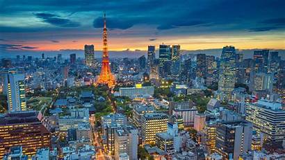 Tokyo Bing Japan Skyline Sunset Wallpapers Cityscape