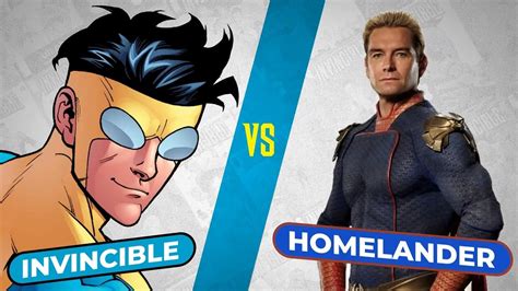 Invincible Vs Homelander Kirkman Walker And Ottley Share Thoughts