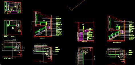 Staircase Detail Drawing Dwg Detail For Autocad • Designs Cad