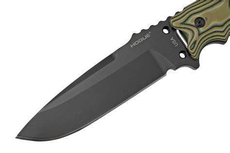Hogue Ex F01 55 G Mascus Green A2 Steel 35178 Fixed Knife
