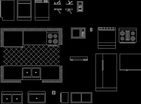 Kitchen Cabinet Cad Various Kitchen Cabinet Autocad Blocks