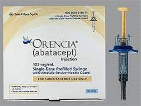Orencia Abatacept 125mg Injection At Rs 850vial Anti Cancer