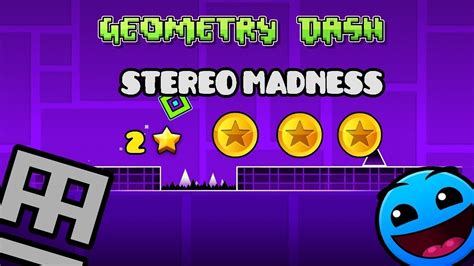 Geometry Dash Stereo Madness 100 13 Youtube