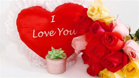 Heart With I Love You Text And Flowers HD I Love Wallpapers | HD ...