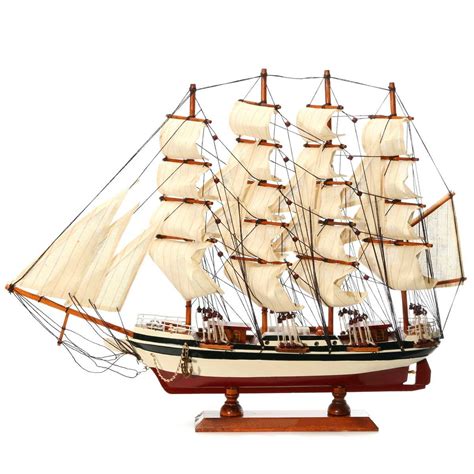 Diy Handmade Assembly Ship Craft Wooden Sailing Boat Wood Sailboat