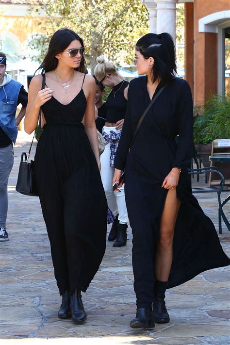 Kendall And Kylie Jenner Arrives At Sugarfish Sushi In Calabasas