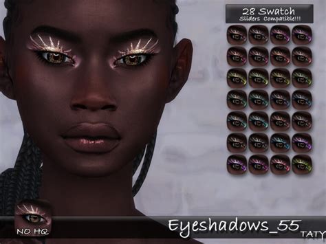 Eyeshadows 55 By Tatygagg At Tsr Sims 4 Updates