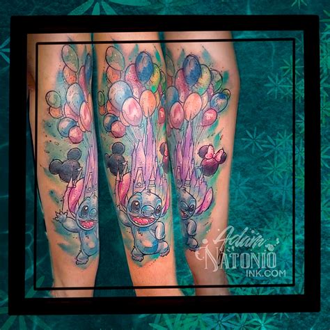 Disney Color Sketchy Watercolor Orlando Inspired Tattoo By Orlando