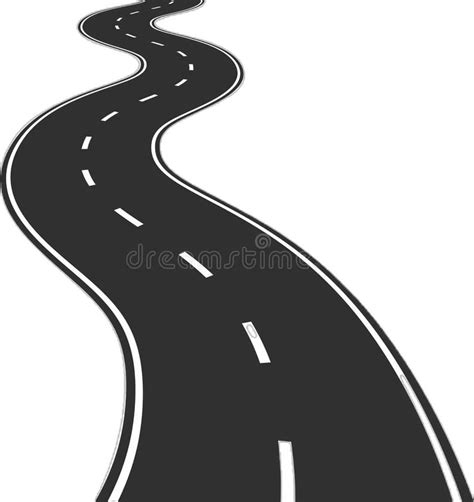 Winding Road Stock Vector Illustration Of Isolated Empty 31271840