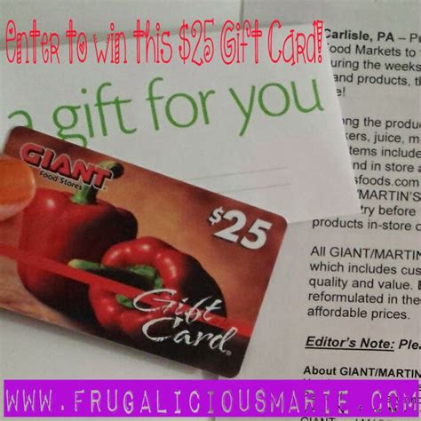 The gift card is the handy thing that you can carry while going shopping. "Buy Theirs, Get Ours Free Challenge" Giveaway!-Win a $25 ...