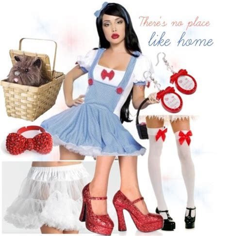 Sexy Dorothy Wizard Of Oz Costume Set By Costumelicious On Polyvore Dress Toto Handbag