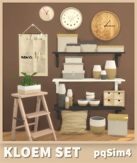 Kloem Set By Pqsim4 Created For The Sims 4 Emily Cc Finds