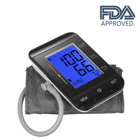 Alphagomed Lcd Upper Arm Blood Pressure Monitor With Cuff Digital