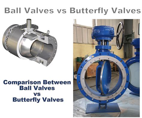 Comparison Between Ball Valves Vs Butterfly Valves