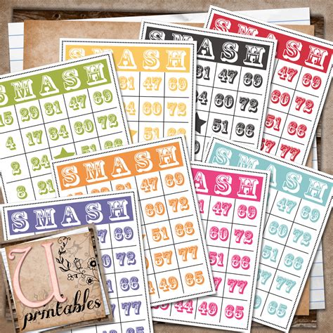 If you need 10 cards or 1,000 bingo cards, bingo baker is the only app that can handle it. RebeccaB Designs: FREE Printable - Bingo Journal Cards