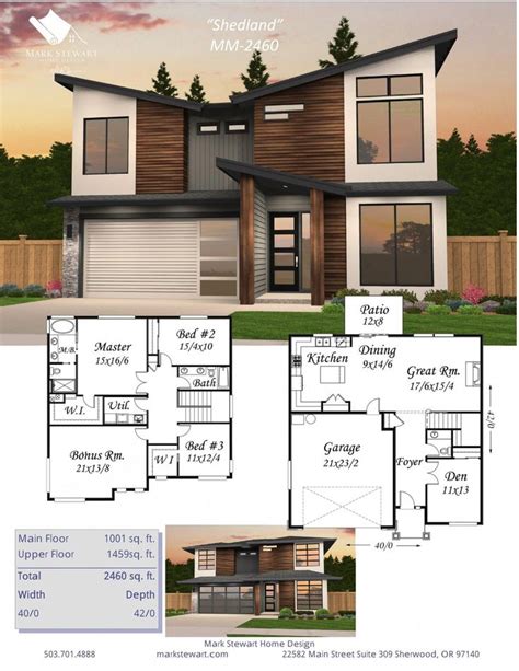 Small Modern House Blueprint Rightmetal