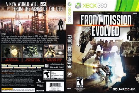 Front Mission Evolved Xbox 360 Game Covers Front Mission Evolved