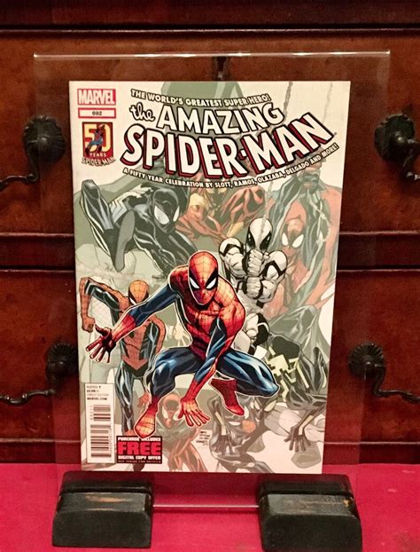 Marvel The Amazing Spider Man 692 50th Anniversary 50 Years Etsy