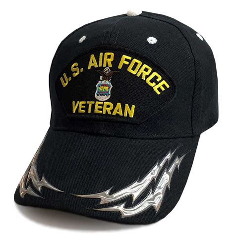 Us Air Force Veteran Custom Edition Hat W Lightning
