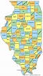 Illinois County Map - IL Counties - Map of Illinois