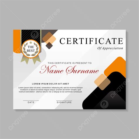 Sertifikat Template Multipurpose Modern Professional Certificate Images