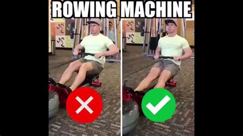 🚨rowing Machine Proper Form🚨 💪 Technique Of Execution Rowing Machine 👇