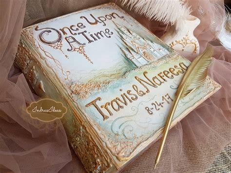 Once Upon A Time Wedding Guest Book Fairy Tale Wedding Guest Etsy