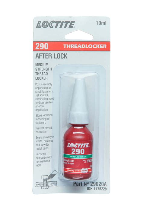 Loctite 290 Medium Strength Threadlocker