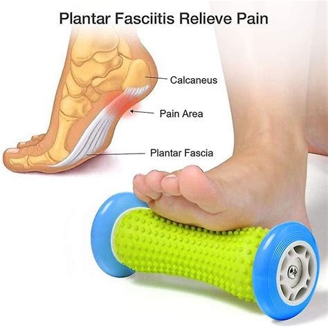 Foot Roller Massage For Relief Plantar Fasciitis And Heel Foot Arch Pain Reflexology Massager