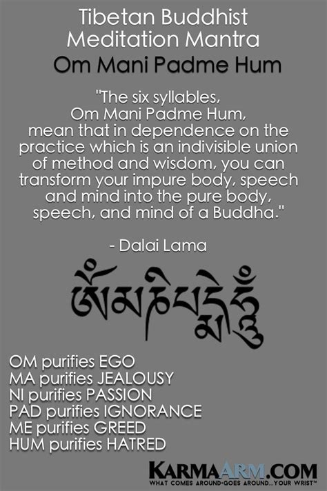 Om Mani Padme Hum Buddha Teachings Buddhist Wisdom Mantras