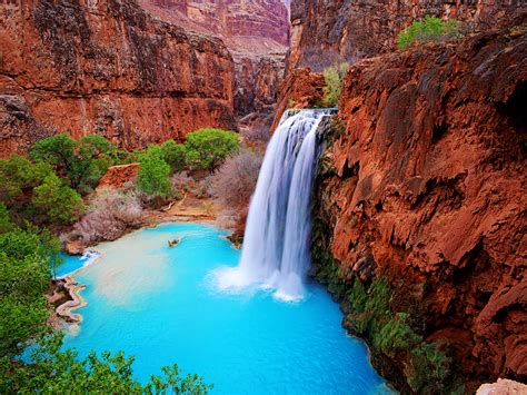 Located On The Havasupai Indian Reservation In Grand Canyon National