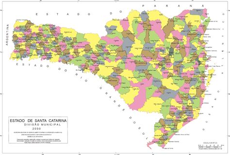Mapa De Santa Catarina Santa Catarina Mapa Mapa Santa Catarina