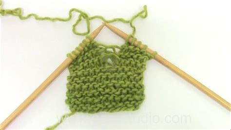 How To Pick Up A Dropped Garter Stitch Youtube