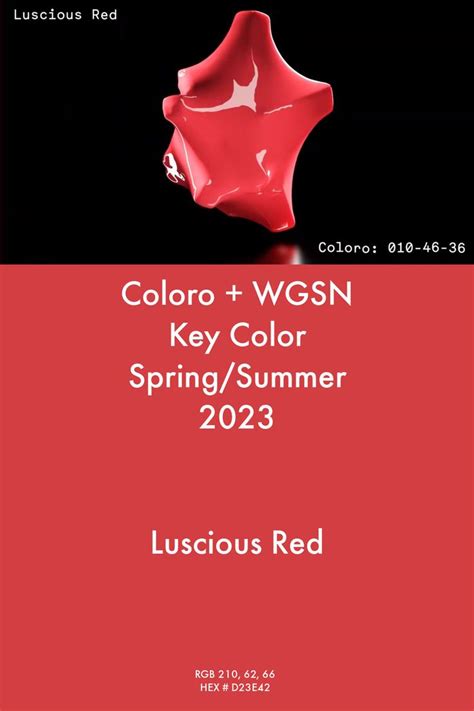Pin On Pantone And Color Trends Ss 2023
