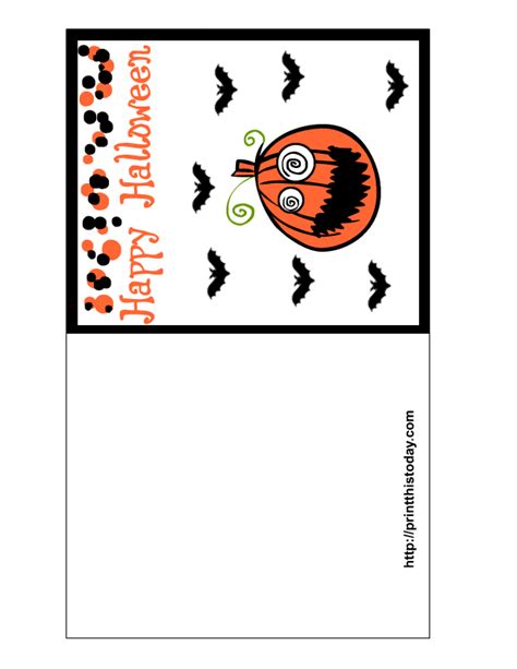 Printable Halloween Cards Free