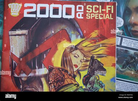 2000 Ad Comic Book Montage Stock Photo Alamy