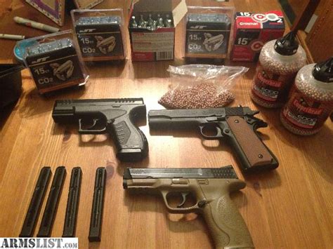 Armslist For Sale Bb Gun Collection 3 Pistols Co2 And Bb S