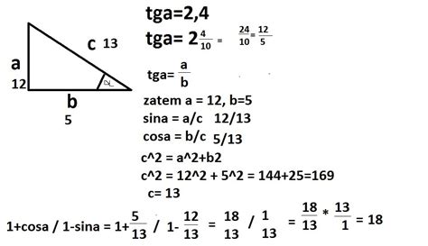Kat Alfa Jest Ostry I Sin Alfa - kat alfa jest ostry oblicz wartosc wyrazenia 1+cos a/1 -sin a dla tg=2