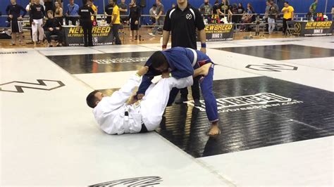First Ever Bjj Competition Match White Belt Middleweight Division Youtube